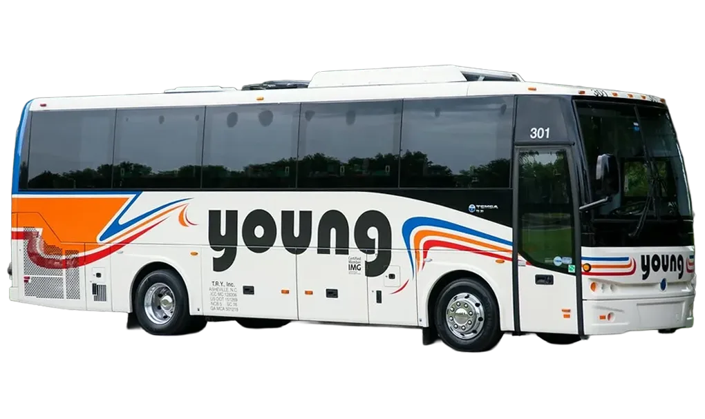 Young Transportation and Tours 36-Passenger Bus